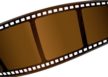 Brown film strip clipart