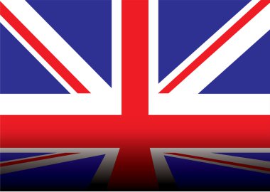 British flag shadow clipart