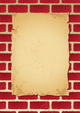 Brickwall parchment clipart