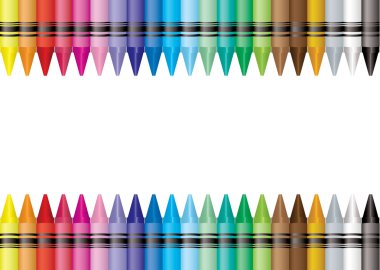 Border crayon clipart