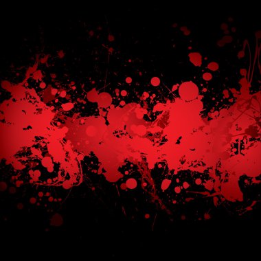 Blood banner red