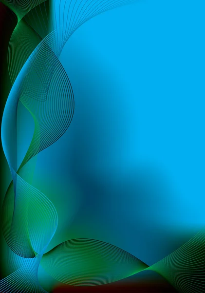 Glissement bleu froid — Image vectorielle