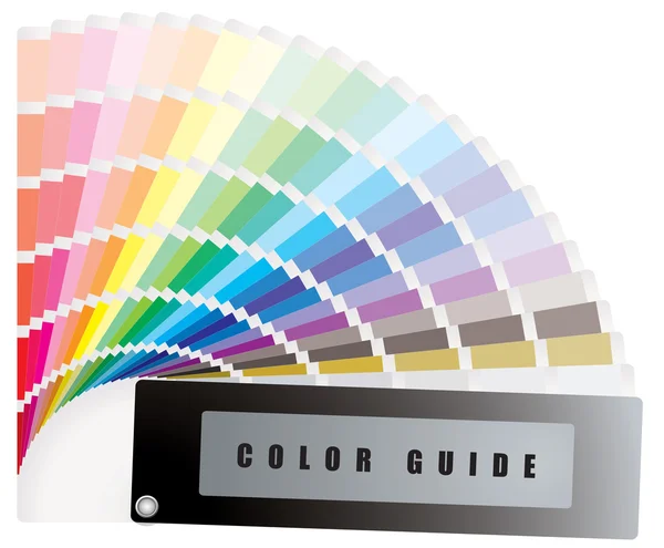 stock vector Color guide