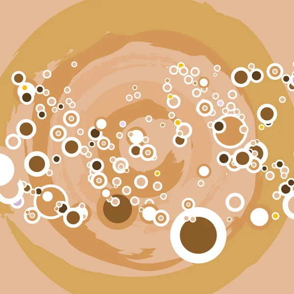 Coffee swirl spread — Stock Vector