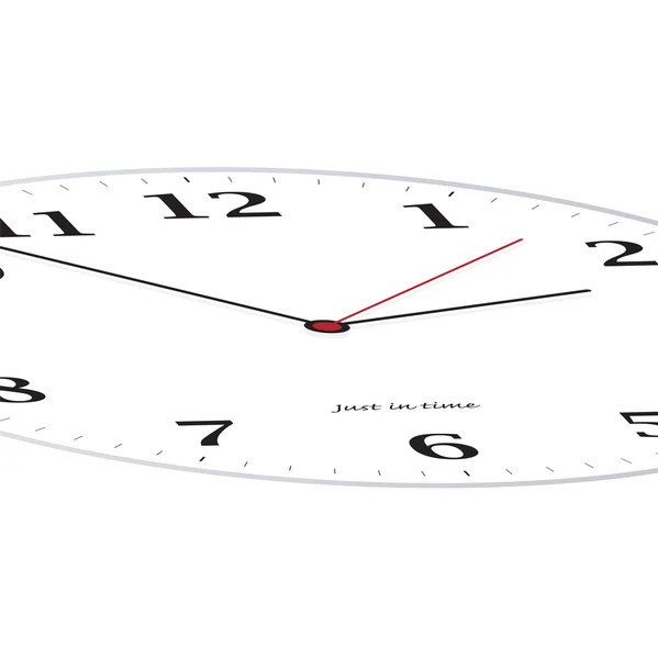 Reloj inclinado — Vector de stock