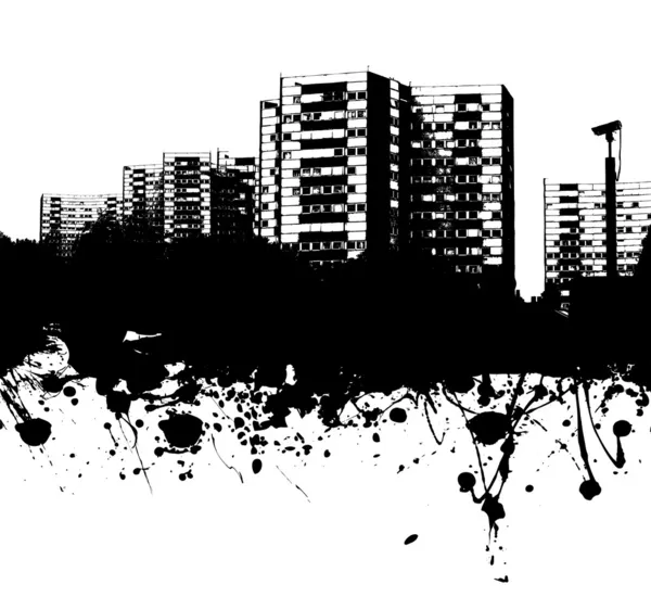 Chute de la ville — Image vectorielle