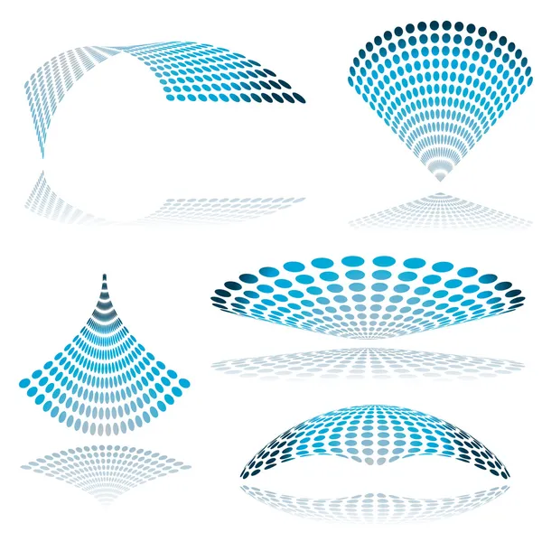 Cercle maille torsion — Image vectorielle