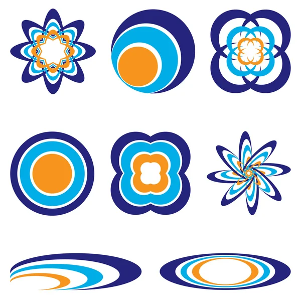 円形ロゴ — ストックベクタ