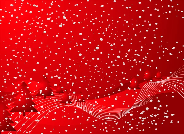 圣诞节树抽象 — 图库矢量图片