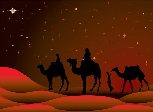 Voyage de Noël — Image vectorielle