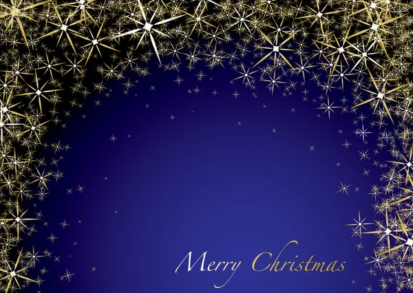 Étoile bleue de Noël — Image vectorielle