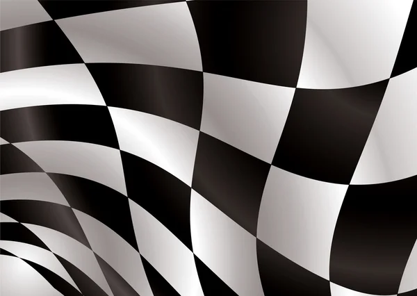 Checkered flag float — Stock Vector