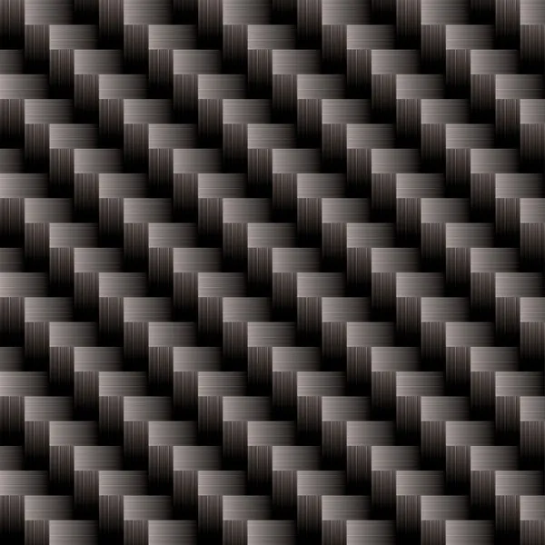 Tissage croisé en fibre de carbone — Image vectorielle