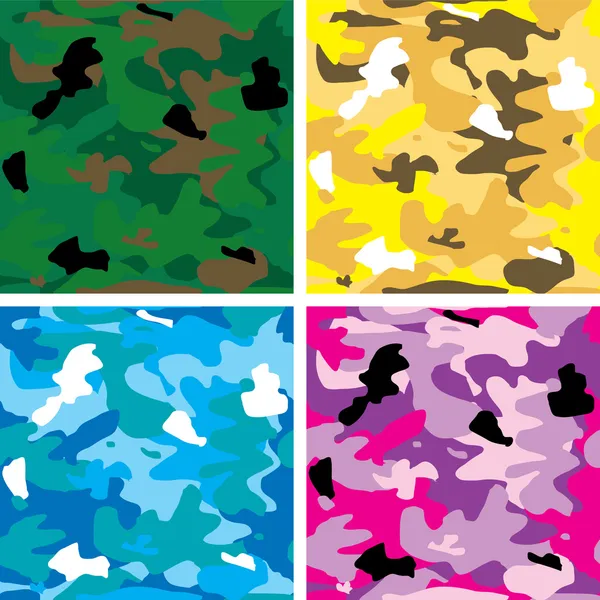 Camouflage tegel — Stockvector