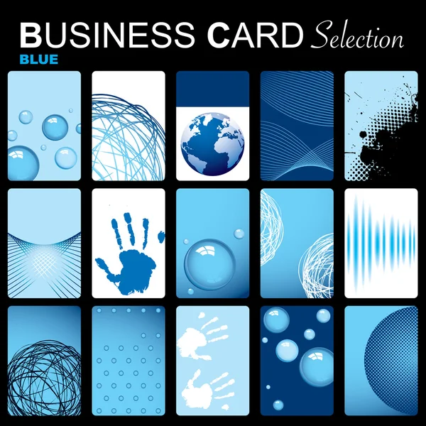 Wybór karty biznesowe — Wektor stockowy