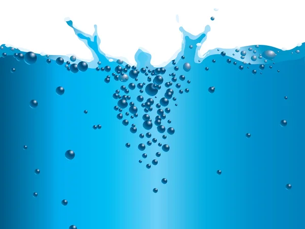 Buborék splash — Stock Vector