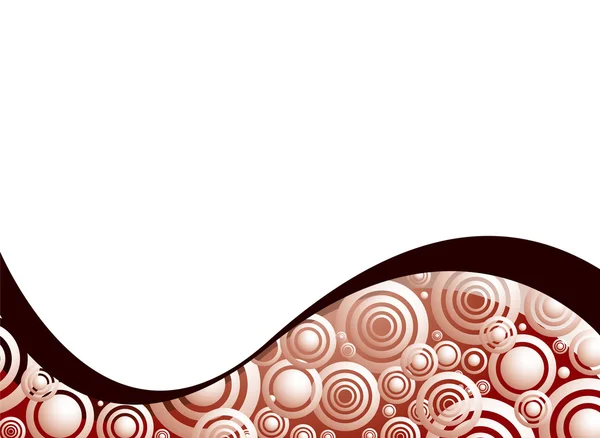 Concept rouge bulle — Image vectorielle
