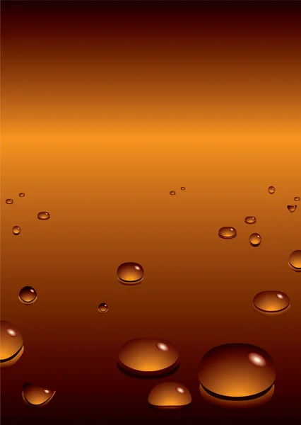 Bublina oranžová bg — Stockový vektor