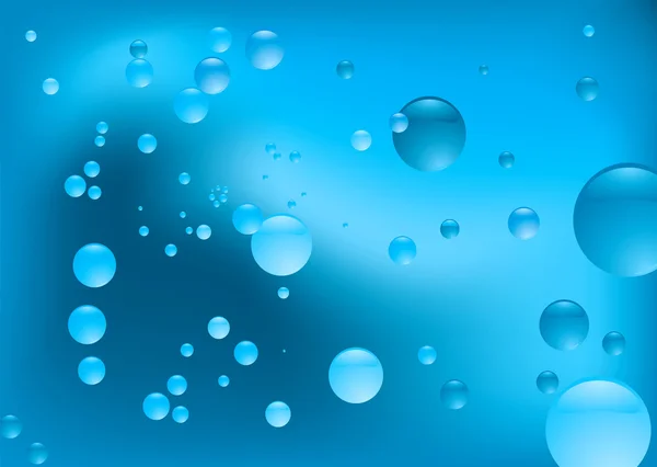 Blasenverwischung Wasser — Stockvektor