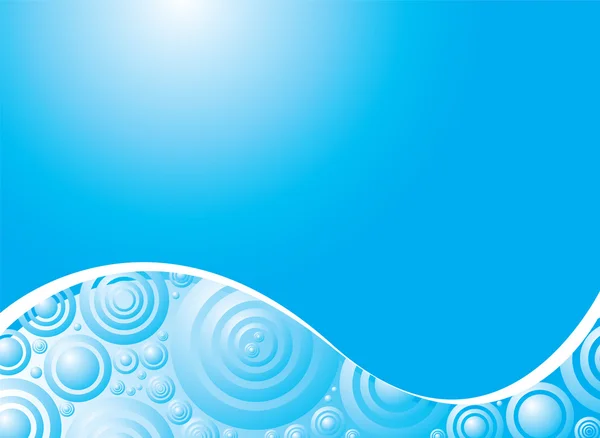 Concept bleu bulle — Image vectorielle