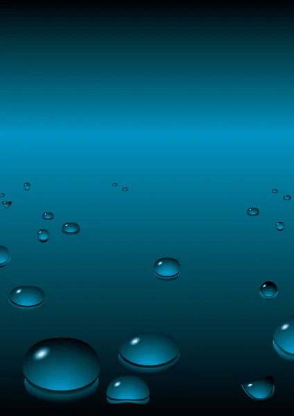 Пузырьковый фон синий — стоковый вектор