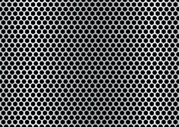 Brushed hexagon background — Stock Vector