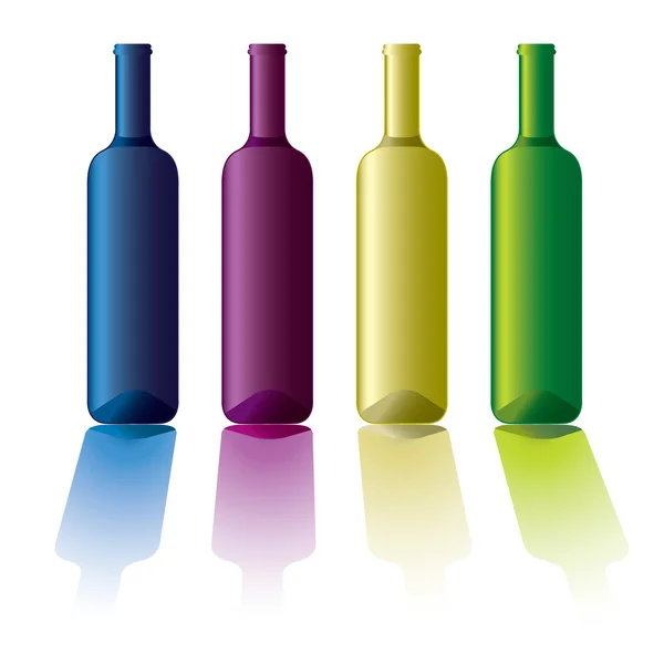 Stock vector Bottle variation