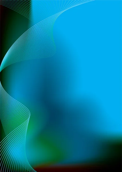 Glissement bleu vert — Image vectorielle