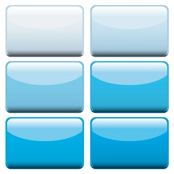 Botones web azules — Archivo Imágenes Vectoriales