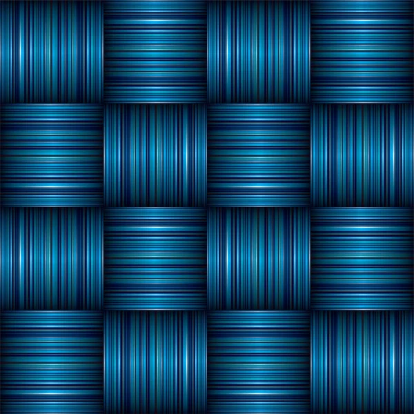 Blue stripe weave — Stock Vector