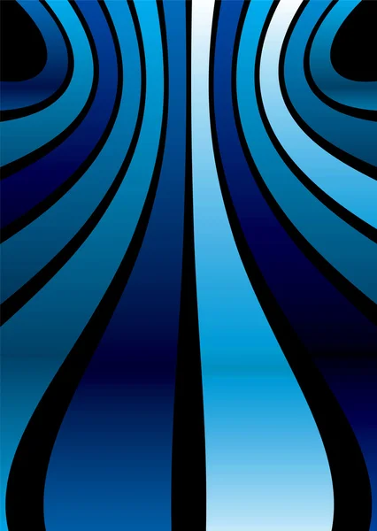 蓝色条纹乐队背景 — 图库矢量图片
