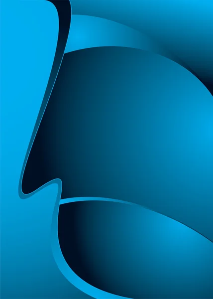Coquille bleue comme — Image vectorielle