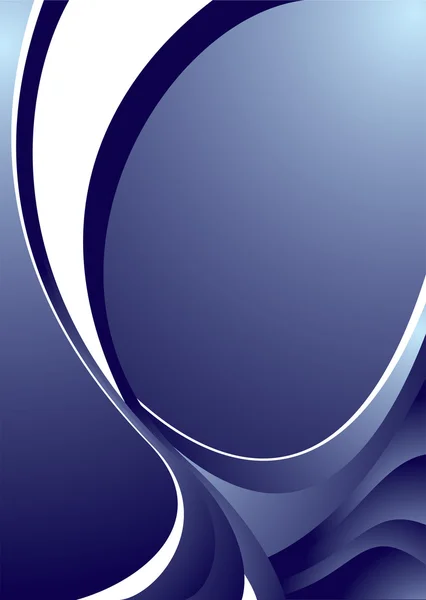 Virage coin bleu — Image vectorielle