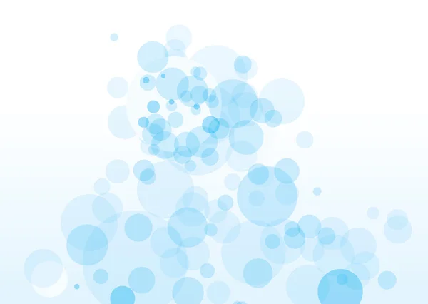 Caída de burbuja azul — Vector de stock