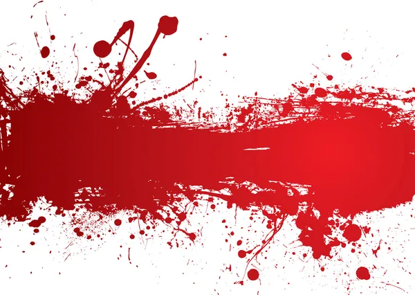 Bannière de bande de sang — Image vectorielle