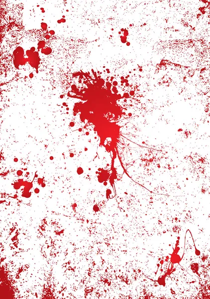 Blood splatter muur — Stockvector