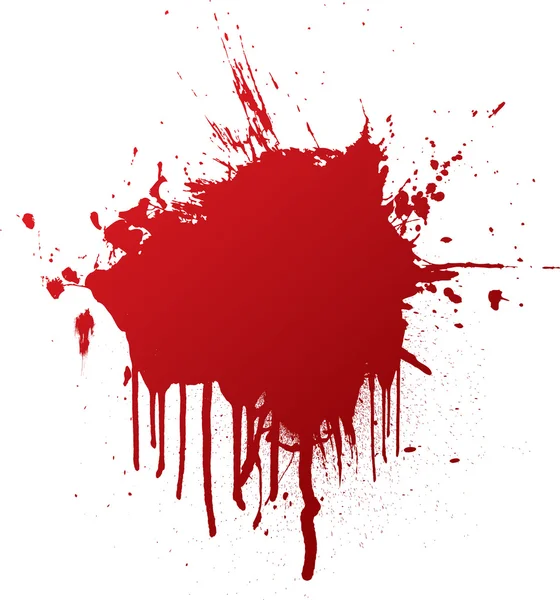 Salpicadura de sangre — Vector de stock