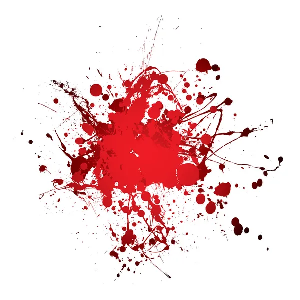 Blood splat splat — Stock Vector