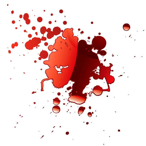 Blood reflection — Stock Vector