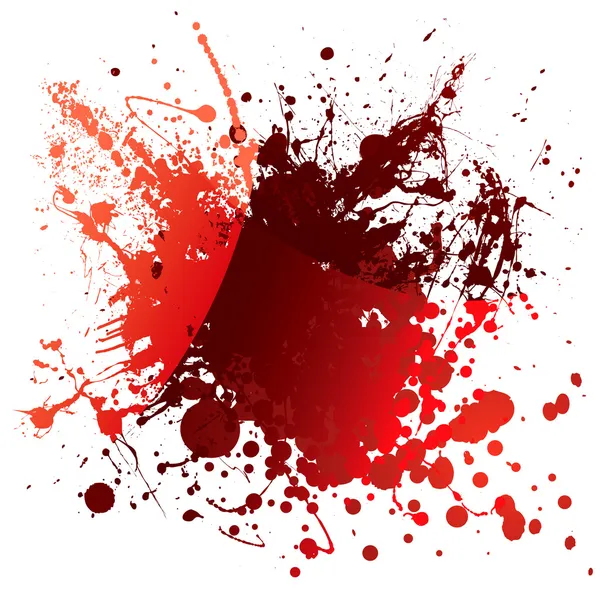 Reflejo rojo sangre — Vector de stock
