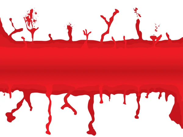 Растворение крови — стоковый вектор