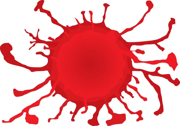 Cerchio di fusione del sangue — Vettoriale Stock
