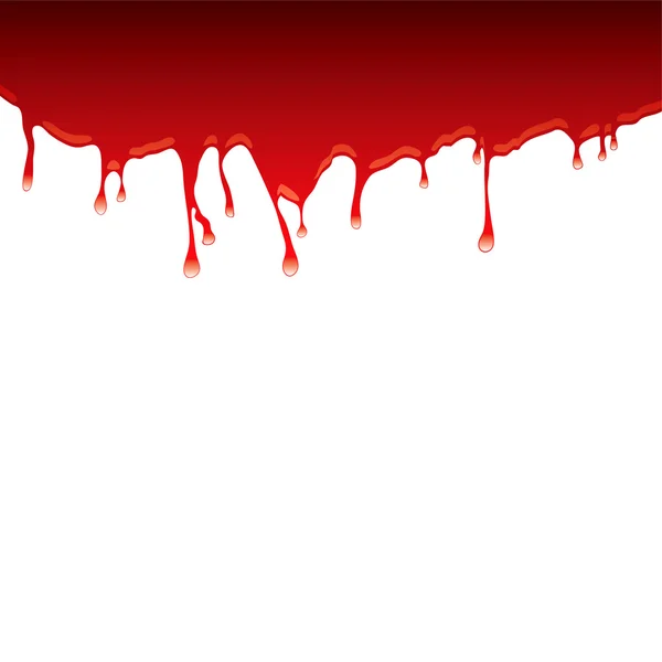 Dessus de goutte de sang — Image vectorielle