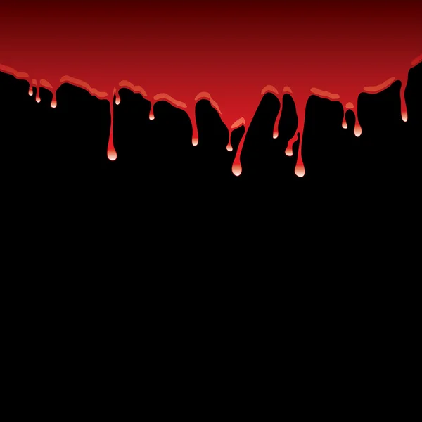 Dribble sanguin noir — Image vectorielle