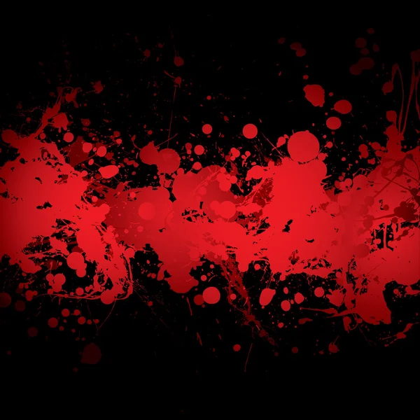 Banner de sangre rojo — Vector de stock