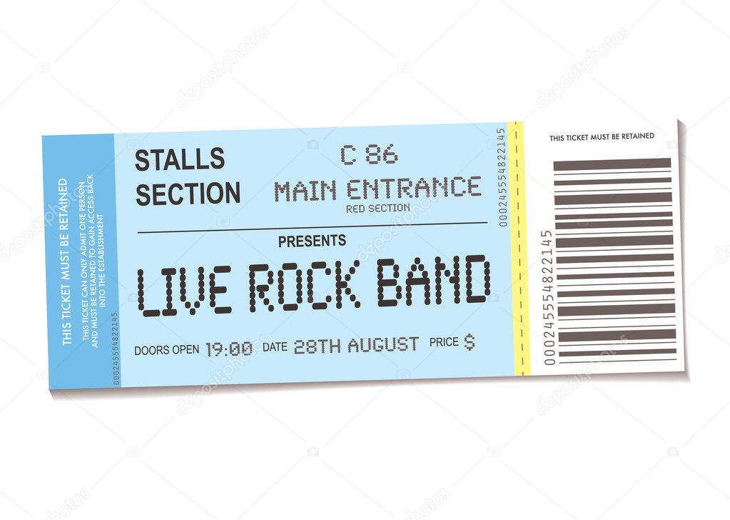 Concert ticket