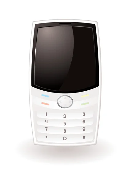 白色手机 — 图库矢量图片