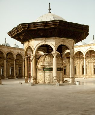 Old mosque in the Citadel in Cairo clipart