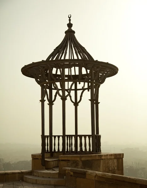 Vista al anochecer de El Cairo desde la Ciudadela — Foto de Stock