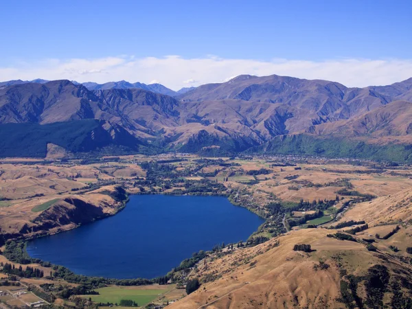Queenstown and Remarkables range — Stock Photo, Image